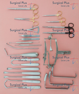 Ensemble d'instruments de réparation de la lèvre fendue et du palais fendu, chirurgie plastique, gabarit buccal - Product Image 2