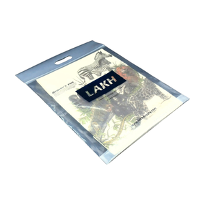 Impression de logo personnalisé de haute qualité Pe sac de vêtements en plastique fermeture à glissière poly sacs d'emballage personnalisés pour pochette de vêtements Vietnam - Product Image 1