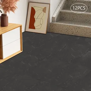 Juego de 12 Uds. Baldosas de PVC autoadhesivas Peel Stick 600x300mm Baldosas de madera para escalera de supermercado Superficie EIR de 1,5mm de espesor - Product Image 1