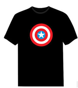 Vente chaude 100% coton brillant dans le noir T-Shirt personnalisé tricoté avec de la fibre de bambou pour une utilisation nocturne - Product Image 3