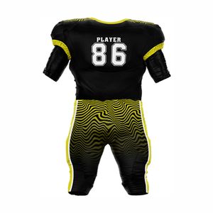 Custom 100% Polyester American <b>Football</b> Uniforms Breathable Plus <b>Size</b> Jerseys and Pants with Short Sleeves Printed Features - Product Image 3