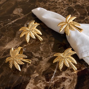 Stainless Steel Round <b>Napkin</b> Ring <b>Silver</b> Mirror Polished for Weddings and Events Tabletop Decor Accessory for Parties - Product Image 1