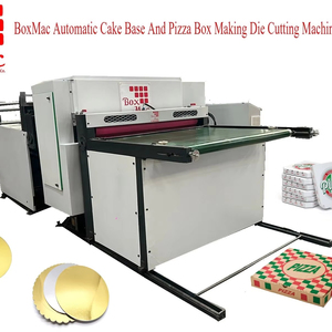 BOXMAC Automatic Vertical Servo Motor Die Punching <b>Machine</b> Efficiently Creates Accurate Cake Base Paper Packaging Core Pump - Product Image 1