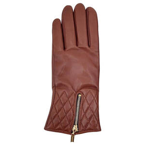 2025 Gants en cuir véritable à la mode OEM pour femmes imperméables et chauds pour l'équitation d'hiver et une utilisation extérieure quotidienne pour les fêtes - Product Image 6