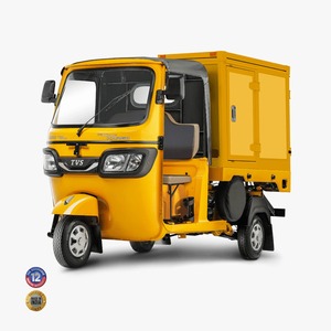 Tricycle électrique TVS pour le transport de marchandises, vert, fermé, trois roues, véhicule de livraison léger, usage commercial - Product Image 6