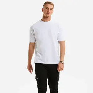 Oem Odm Heren 100% Katoenen T-Shirt Custom T-Shirt Bladerdeeg Logo Unisex Ademend Hele Verkoop 2023 T-Shirts En Korte Broeken