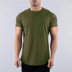 T-shirt à manches courtes décontracté skinny pour hommes, sweat-shirt à manches courtes pour hommes, gym, fitness, sport, sweat-shirt en coton pour hommes, été - Product Image 1