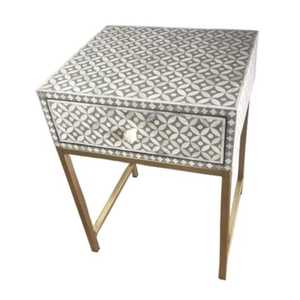 Vente exclusive Os MOP Incrustation Table Basse Qualité Standard Noir Blanc Meubles Forme Nature Morte pour Mariage Maison Mobile - Product Image 3