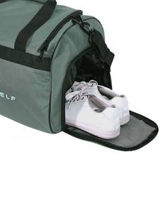 High Quality Sports Duffel <b>Bag</b> Large Capacity Gym Shoes Pocket Seamless Technics New Arrival Denim Fabric Wholesale for Sale - Product Image 6