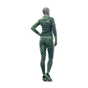Conjunto de Yoga Ligero de Cintura Alta para Mujer, Talla Grande, Transpirable, Elástico en Cuatro Direcciones, Leggings Deportivos Estampados con Sudadera para Correr - Product Image 6