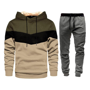 Conjunto Deportivo Informal para Hombre con Capucha, Cierre Completo y Cintura Elástica - Product Image 3