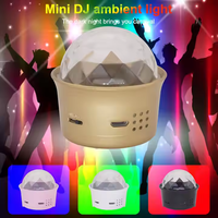 Mini 3W USB Rechargeable LED Disco Ball DJ Lampes Coloré Scène Fête Ampoules Chambre Design Moderne En Plein Air Voyage Camping