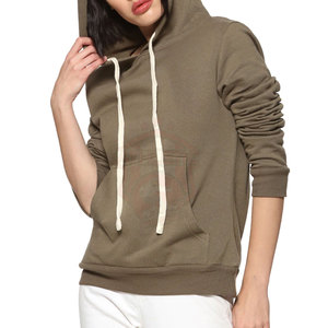 Sweats à capuche pour femmes les plus vendus de couleur unie solide avec taille personnalisée Sweats à capuche pour femmes à prix raisonnable - Product Image 4