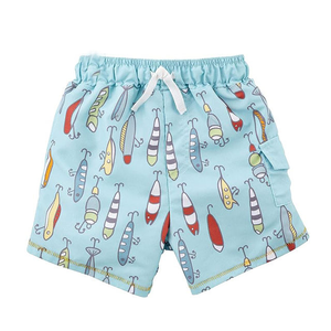 Shorts de bain décontractés pour hommes, design tendance, pour activités de plein air, pêche, séchage rapide, légers, taille élastique, 100% coton, motif uni - Product Image 2