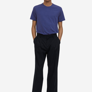 T-shirt à col roulé de haute qualité pour hommes 100% coton et polyester taille personnalisée OEM Camisas vierges anti-broderie coupe oversize - Product Image 2