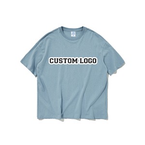 เสื้อยืดผู้ชายไซส์ใหญ่พิเศษ ผ้าฝ้ายพีมา คอกลม แขนสั้น สกรีนโลโก้ได้ ลำลอง สีพื้น - Product Image 1