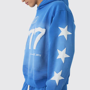 Vêtements de rue à impression bouffante avec logo personnalisé Survêtement à impression bouffante pour hommes Nouveau design à la mode - Product Image 3