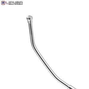 Tube d'aspiration Yankauer 11 pouces pointe amovible nettoyage facile Patient Instruments médicaux durables en acier inoxydable - Product Image 6