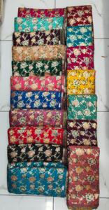 Wholesale 100% Organic Silk Fabric Luxury Jacquard Knitted Apparel for Home Decor and <b>Weddings</b> Brocade Dress Crafting - Product Image 6