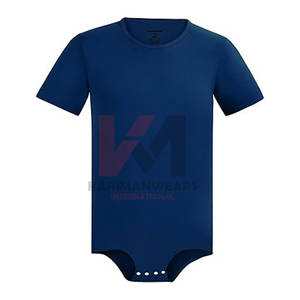 Custom <b>Mens</b> <b>Onesie</b> Bodysuit Stretch Cotton Spandex Round Neck Romper Pajamas OEM Bulk Price Wholesalers - Product Image 1