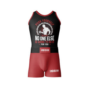 Uniforme de Boxeo para Adultos y Niños, Ropa de Artes Marciales Personalizada, Camiseta sin Mangas con Pantalones Cortos en Color Rojo y Blanco - Product Image 5