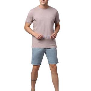 Precio al por mayor OEM personalizado gimnasio Fitness ropa deportiva en blanco hombres camisetas de manga corta 100% algodón cuello redondo de talla grande camisetas de hombre - Product Image 5