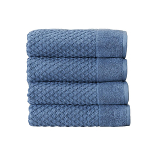 Vente en gros de torchons de cuisine extra doux 100% coton avec logo personnalisé essuie-mains jetables tissés pour adultes à usage domestique essuie-mains en éponge promotionnel - Product Image 6