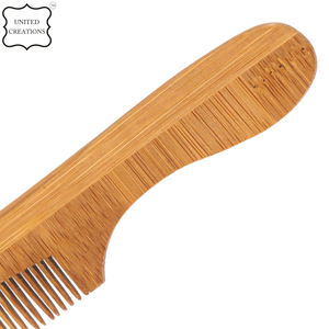 Peine de bambú desechable ecológico, peine caliente OEM personalizado para uso en hoteles, peine común al por mayor para uso doméstico - Product Image 4