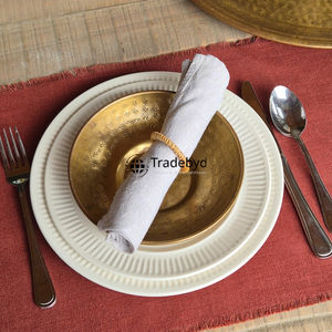 Tradebyd Rond de serviette en rotin décoratif écologique Décor de table rustique fait à la main pour cadeaux de mariage - Product Image 4