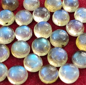 Natural Grey Labradorite Round Cabochon 9mm-Loose High Quality - Product Image 2