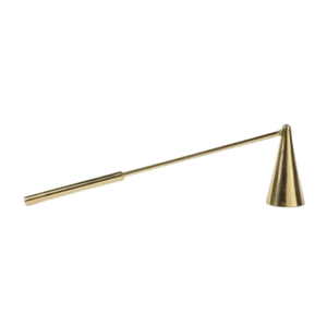 Abatidor de velas de diseño clásico, apagador de velas cónicas con acabado dorado, accesorios de velas de Metal personalizados, apagador de velas - Product Image 5