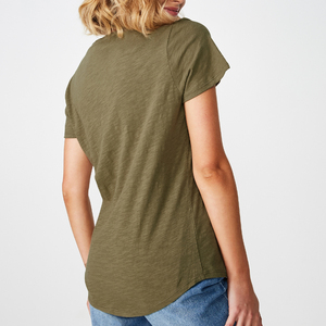 Camiseta gruesa personalizada para mujer, Camiseta 100% de algodón pesado de alta calidad, con Logo impreso, lisa, negra, de gran tamaño, Unisex - Product Image 3