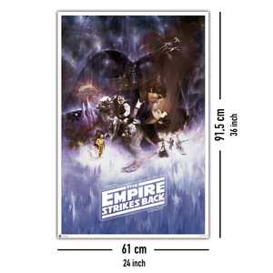 Póster Moderno de Star Wars Episodio V: El Imperio contraataca con Marco Negro para Decoración de Pared - Product Image 3