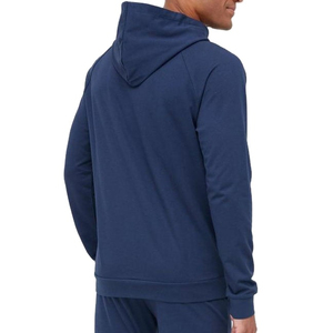 เสื้อมีฮู้ดแขนยาวโอเวอร์ไซส์สำหรับผู้หญิงเสื้อฮู้ดพิมพ์ลายใบเมเปิ้ลเสื้อกันหนาวลำลองแบบสวมหัวมีฮู้ดสีฟ้า2025ฤดูหนาว - Product Image 3