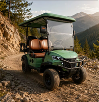 Voiturette de golf électrique haut de gamme UCB-12 4 places, style tout-terrain, luxe, pour la chasse et les centres de villégiature, vente directe