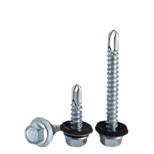 Tornillo Autoperforante Hexagonal de Tamaño Completo Personalizado con Arandela de Goma para Techos - Product Image 1