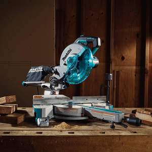 Sierra Ingletadora Eléctrica Deslizante de 8-1/2 Pulgadas, Diseño Portátil para Bricolaje y Trabajos de Madera Industriales, Certificación GS - Product Image 5