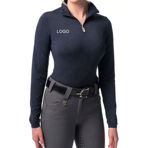 Nuevo diseño de competición y entrenamiento Equine Rider Polos Ajuste cómodo Mujeres Camisetas de carreras de caballos por Standard International - Product Image 2
