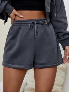 Pantalones Cortos Deportivos de Algodón Personalizados 2026 para Mujer, Ropa de Gimnasio, Entrenamiento, Jogging, Pantalones Cortos de Verano Gruesos a Juego - Product Image 2