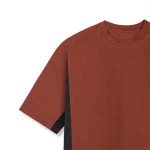 เสื้อยืดโอเวอร์ไซส์ของผู้ชายทันสมัยผ้าคอตตอนเนื้อนุ่มพร้อมดีไซน์มินิมอลสำหรับชุดลำลองแนวสตรีท - Product Image 5
