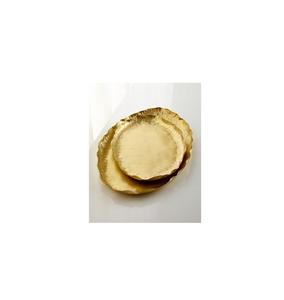 Plateau de service décoratif en métal avec finition brillante idéal pour la décoration intérieure de luxe et la présentation élégante des aliments - Product Image 5