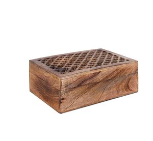 Caja de Almacenamiento de Joyas de Madera Clásica y Duradera con Tamaño/Color/Logotipo Personalizables para Regalos Artísticos Premium - Product Image 1