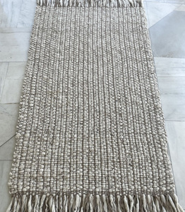 Tapis en laine moderne fait à la main à prix d'usine pour l'intérieur de la maison 100% ensembles de tapis tressés épais naturels non teints - Product Image 2