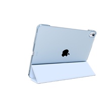 Étui de style triple avec fonction de réveil/veille automatique Matériau PC dur et conception de bord souple pour iPad 789