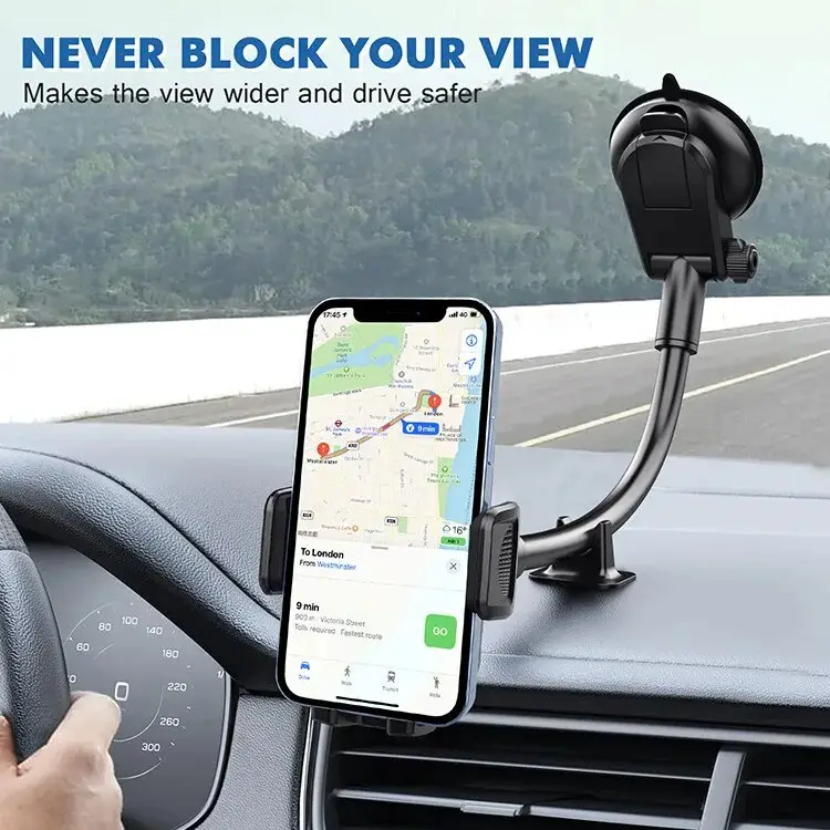 רכב נוח טלפון נייד מחזיק תמיכה handlebar rearview קליפ סוגר עבור טלפון נייד