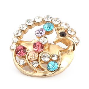 Chase Value Women's Scarf Brooch-Golden Artificial Jewellery - Product Image 2