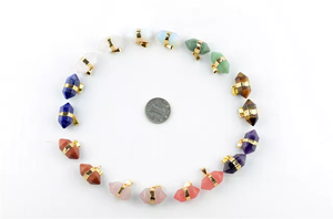 Collar tejido hecho a mano ajustable colgante de resina de madera de concha multicolor de moda estilo de playa de vacaciones joyería tejida - Product Image 2