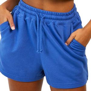 2025 femmes vente velours 2 pièces ensemble taille haute haut court et short sport survêtement tenue dames sweat décontracté - Product Image 6