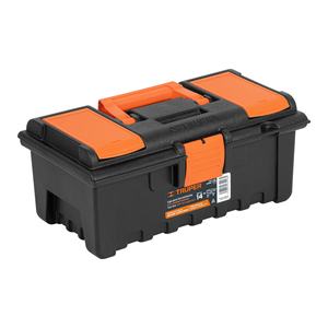 Truper 14-Inch <b>Waterproof</b> Plastic Tool <b>Box</b> with 12 Compartments, Latch Closure, 30L Capacity for <b>Outdoor</b> and Household <b>Storage</b>, - Product Image 1