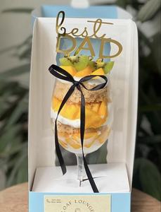 Custom Cake Pakket <span class=keywords><strong>Box</strong></span>, Taart Fancy Boxes Met Doorzichtig Venster, Aangepaste Wijn Glazen Cakebox - Product Image 5